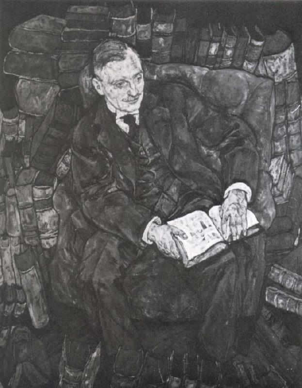 Egon Schiele Portrait of Dr.Franz Martin Haberditzl France oil painting art